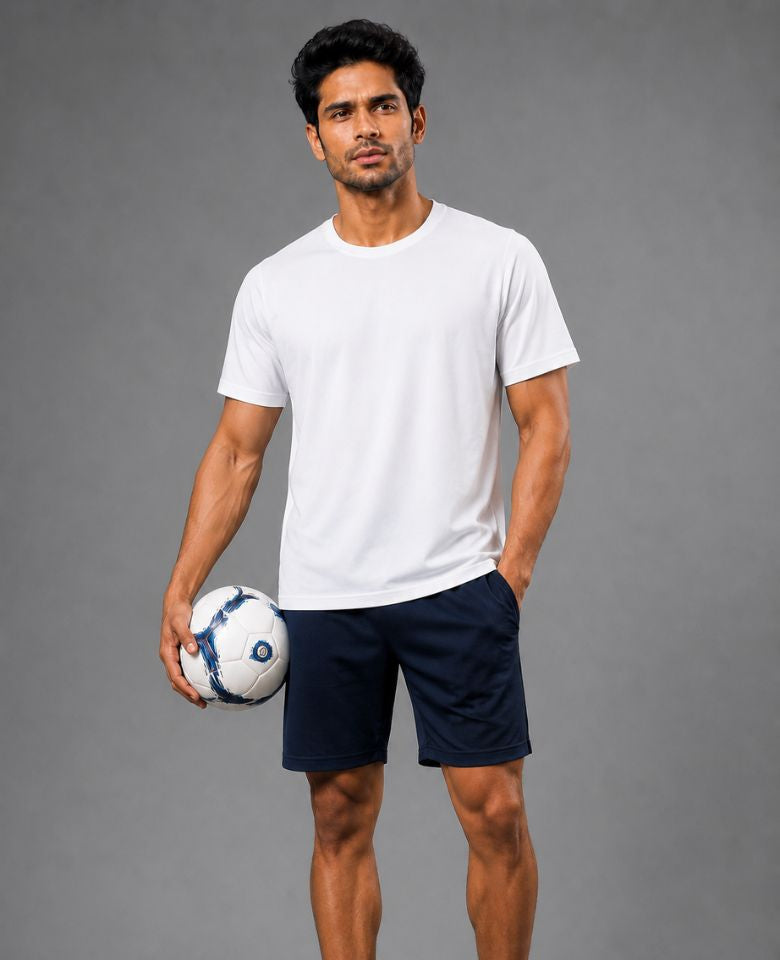 Mopha Dry Fit Holi T-Shirt | Bura Na Mano Holi Hai English Printed Graphic T-Shirt | Regular Fit | Half Sleeve Round Neck | Festival Wear & Holi Gift | White