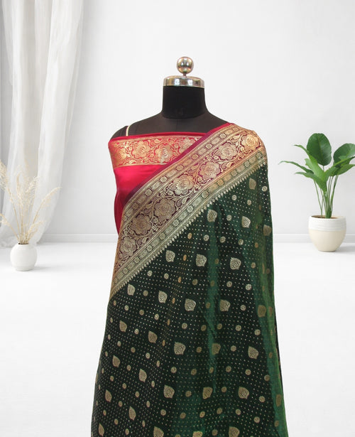 banarasi silk saree for Bride