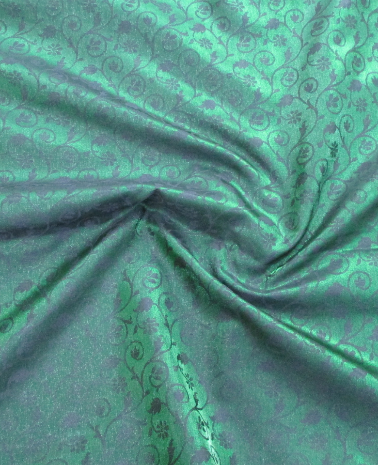 banarasi silk saree Bottle Green