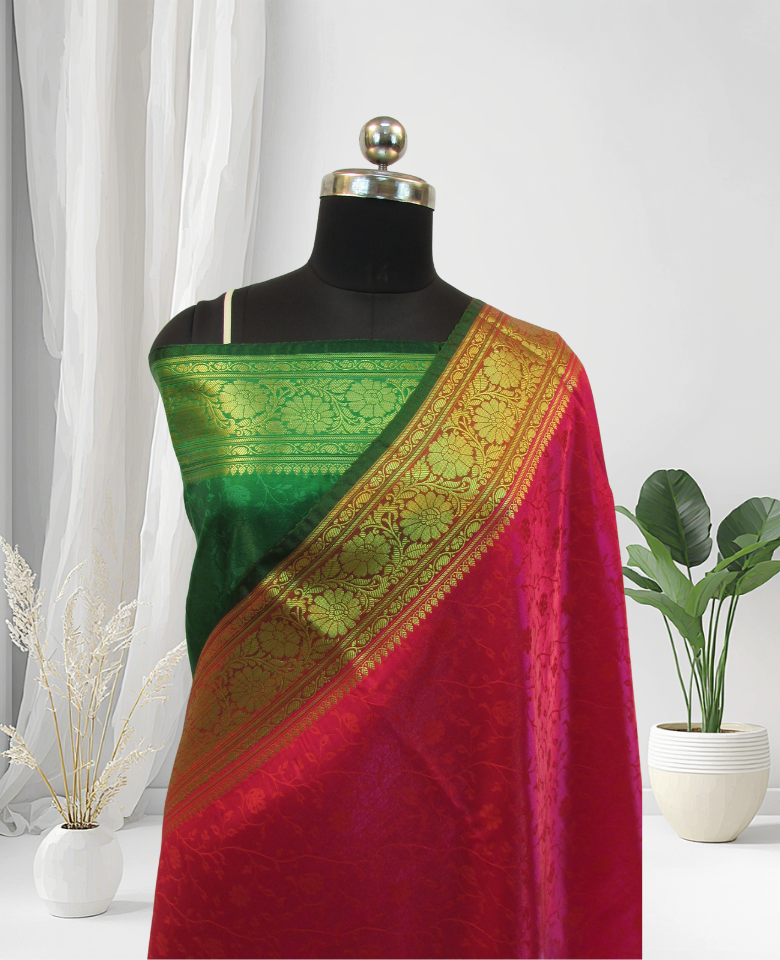 banarasi silk saree for wedding