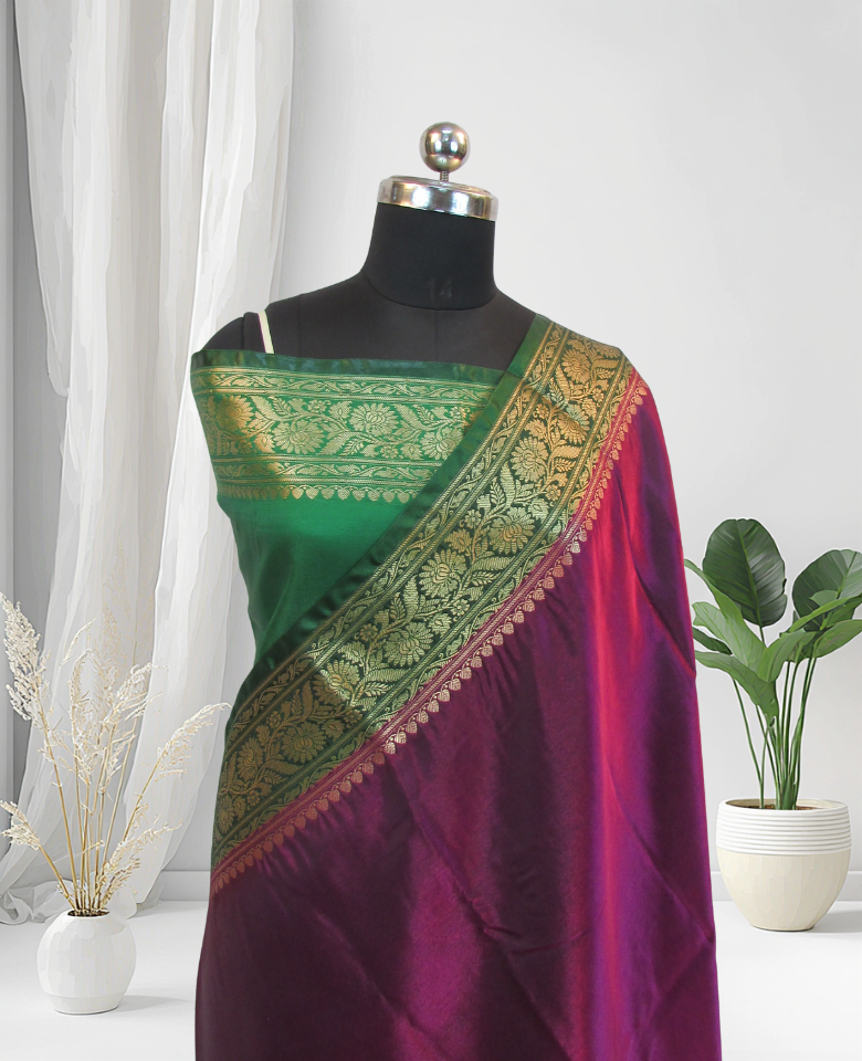 banarasi silk saree party wear
