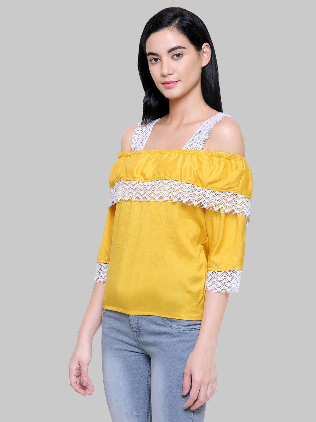 Women tops yellow