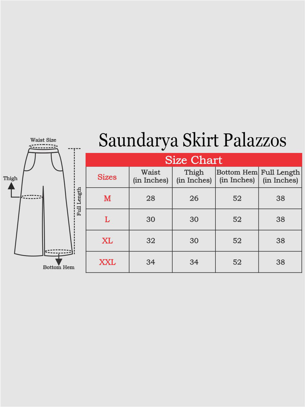 Women flared palazzo