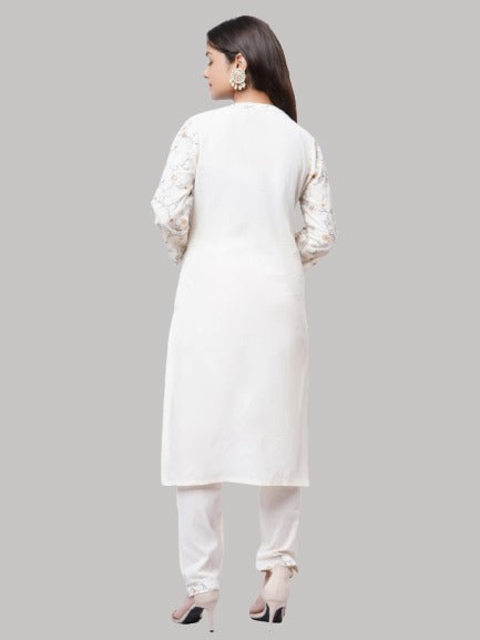 Off white kurta set