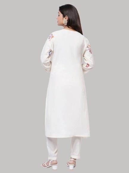Off white kurta set