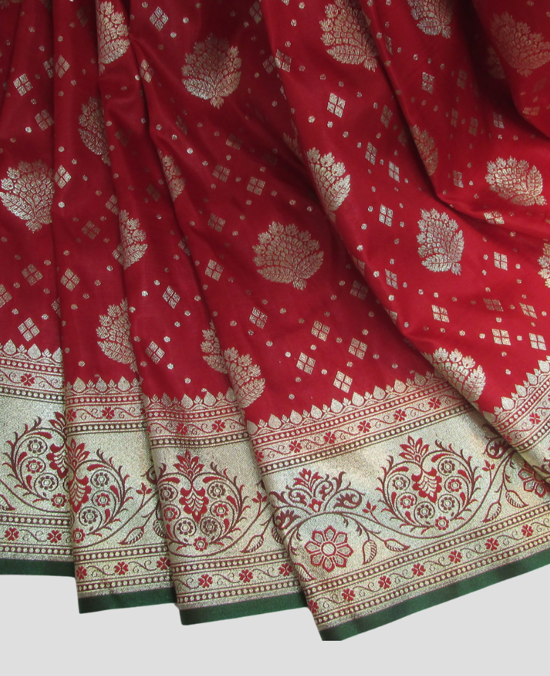 banarasi silk saree party wear