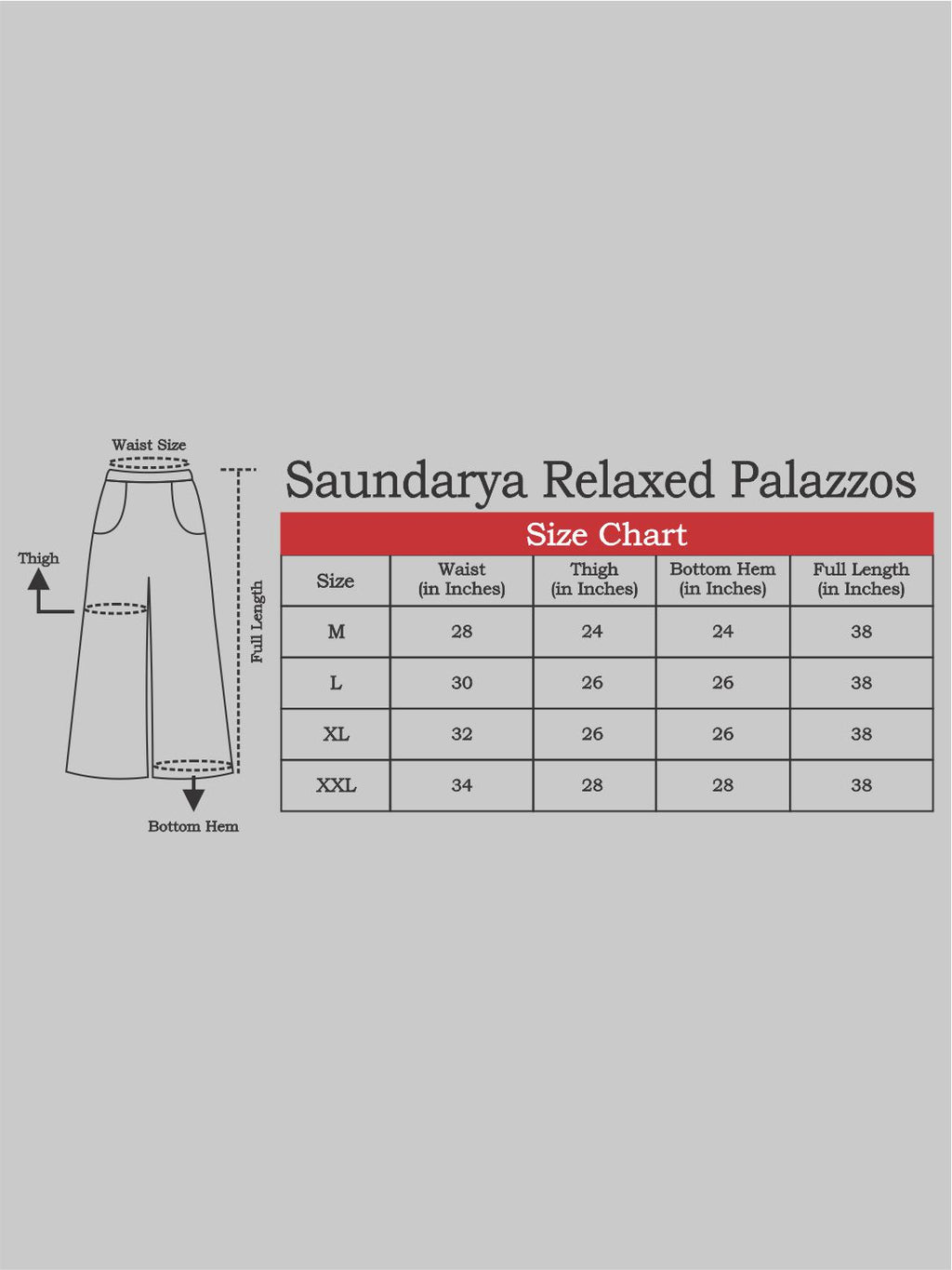 Relaxed palazzo pant