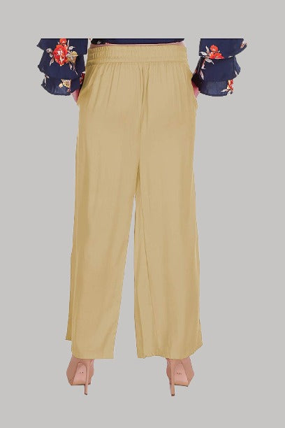 Relaxed palazzo pant