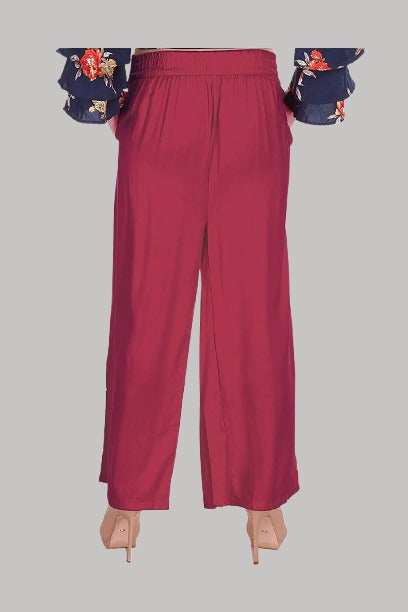 Relaxed palazzo pant